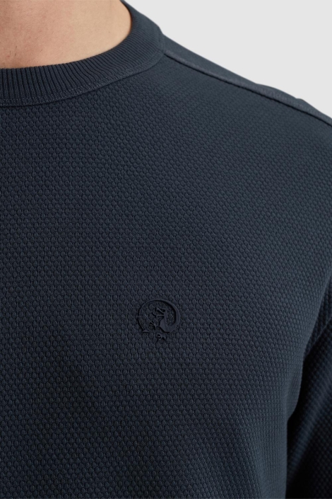Cast Iron long sleeve r-neck regular fit pop